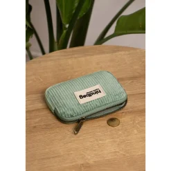 Porte-monnaie Lili - Velours Beige