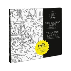 Poster Geant A Colorier - Paris