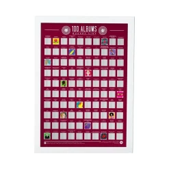 Poster à gratter 100 Albums