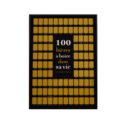 Poster à gratter 100 Bières à Boire dans sa Vie - 50 cm x 70 cm