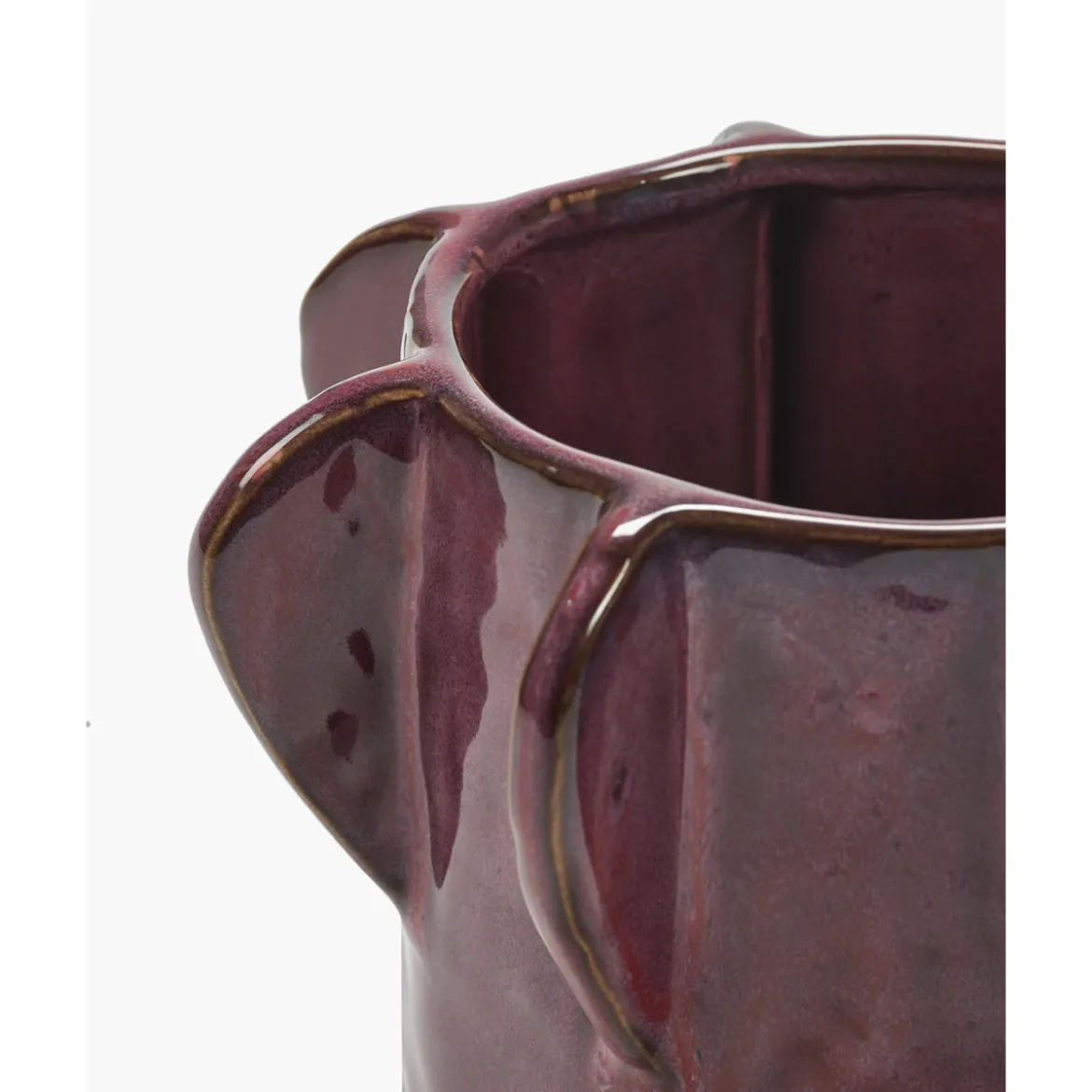 Pot de Fleurs - Molly - S - Aubergine