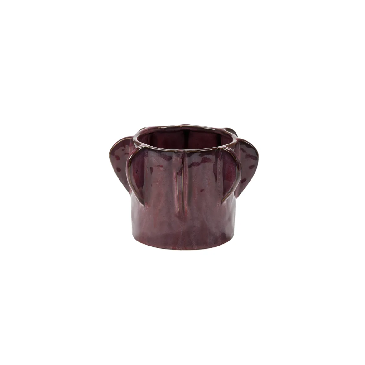 Pot de Fleurs - Molly - S - Aubergine
