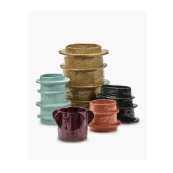 Pot de Fleurs - Molly - S - Aubergine