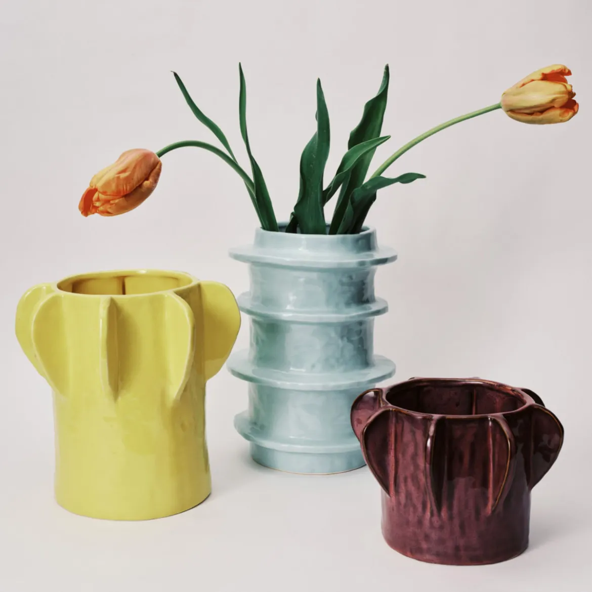 Pot de Fleurs - Molly - S - Jaune