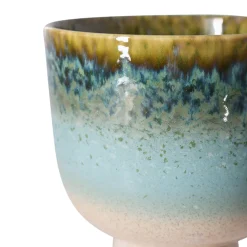 Pot de fleurs retro - Ø 20.5 cm - Lagoon