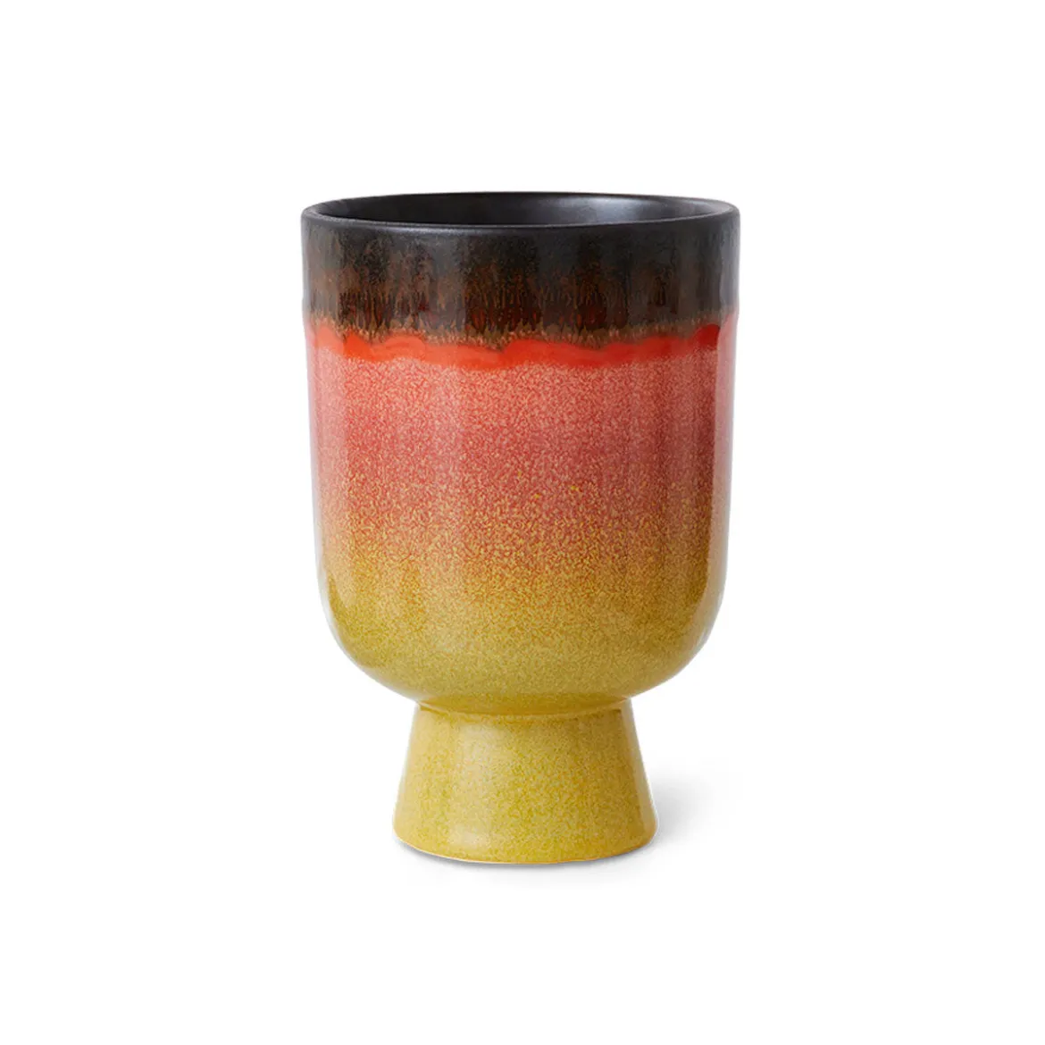 Pot de Fleurs Rétro - Ø 13 cm - Figue