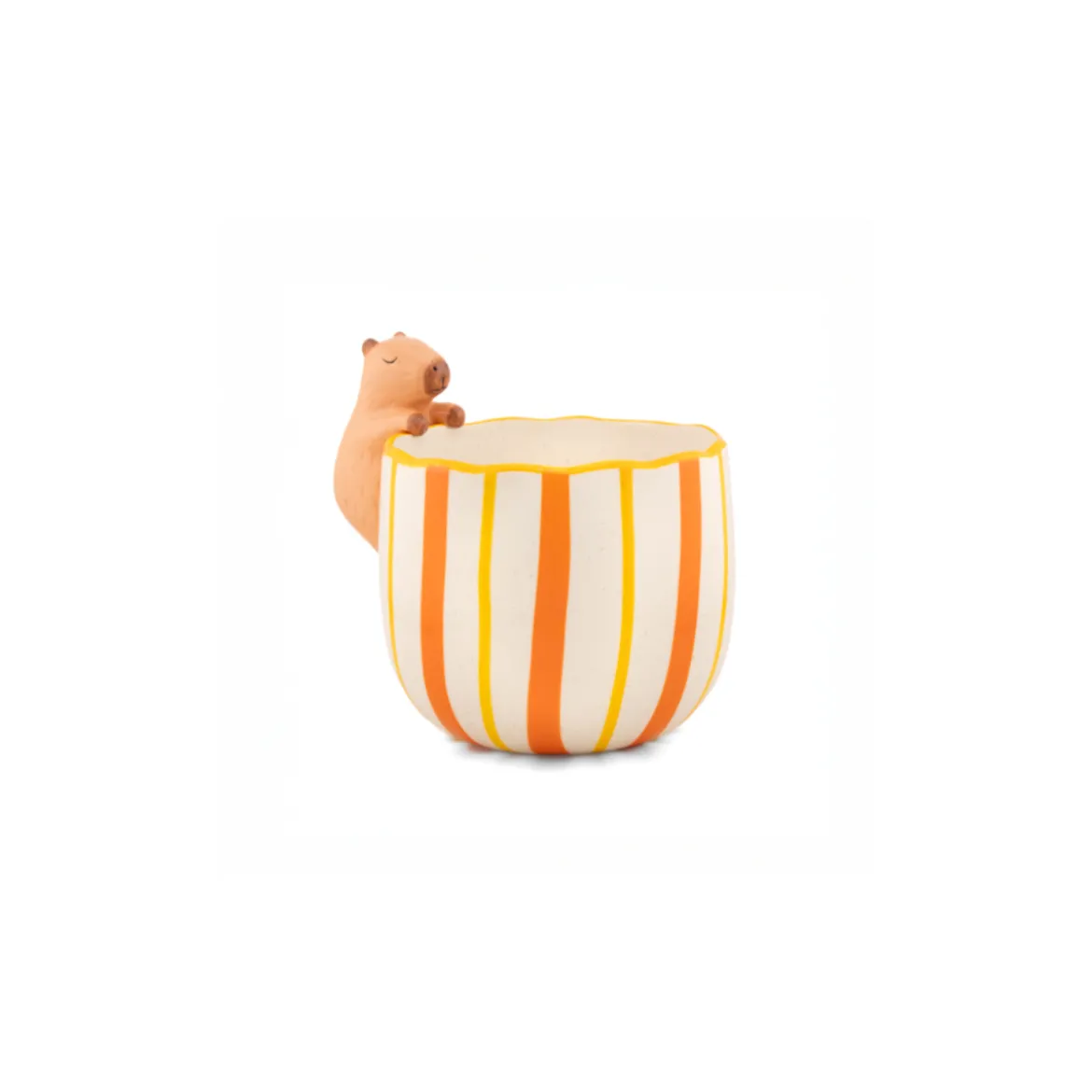 Pot peeking Capybara