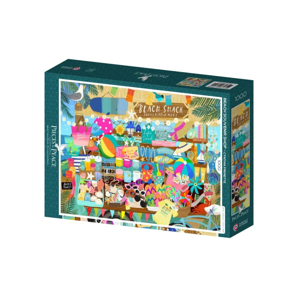 Puzzle Boutique Souvenirs de Plage - 1000 pièces
