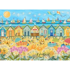 Puzzle Cabines de Plage - 1000 pièces