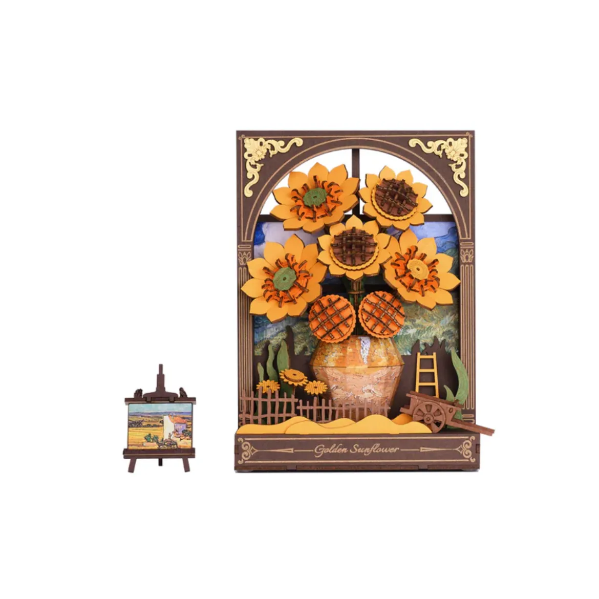 Puzzle 3D - Golden Sunflower