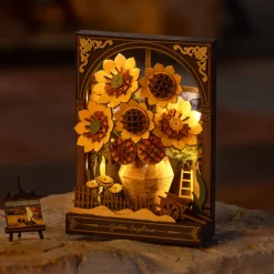 Puzzle 3D - Golden Sunflower