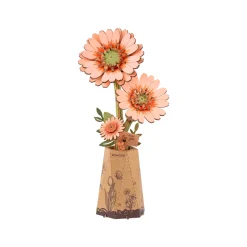 Puzzle 3D - Light Orange Gerbera