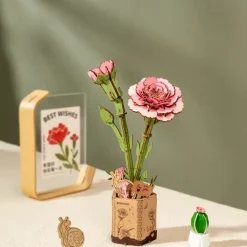 Puzzle 3D - Oeillet Rose