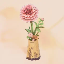 Puzzle 3D - Pink Dahlia