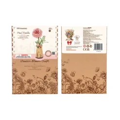 Puzzle 3D - Pink Dahlia