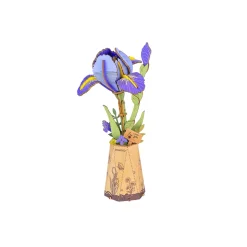 Puzzle 3D - Purple Iris