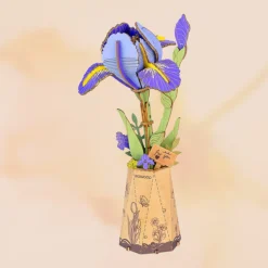 Puzzle 3D - Purple Iris