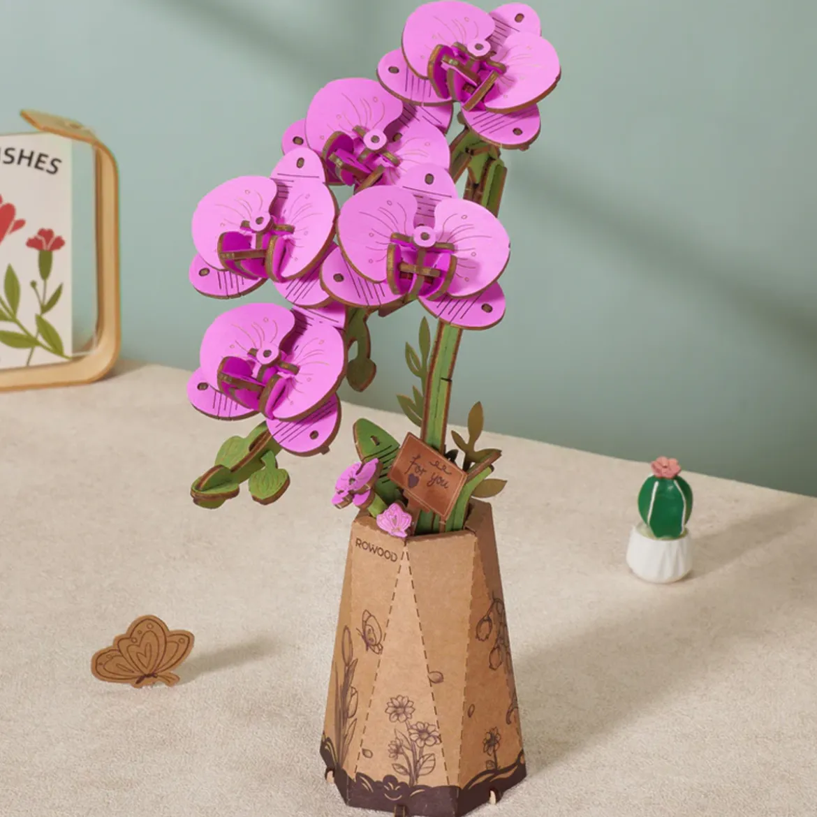 Puzzle 3D - Purple Moth Orchid