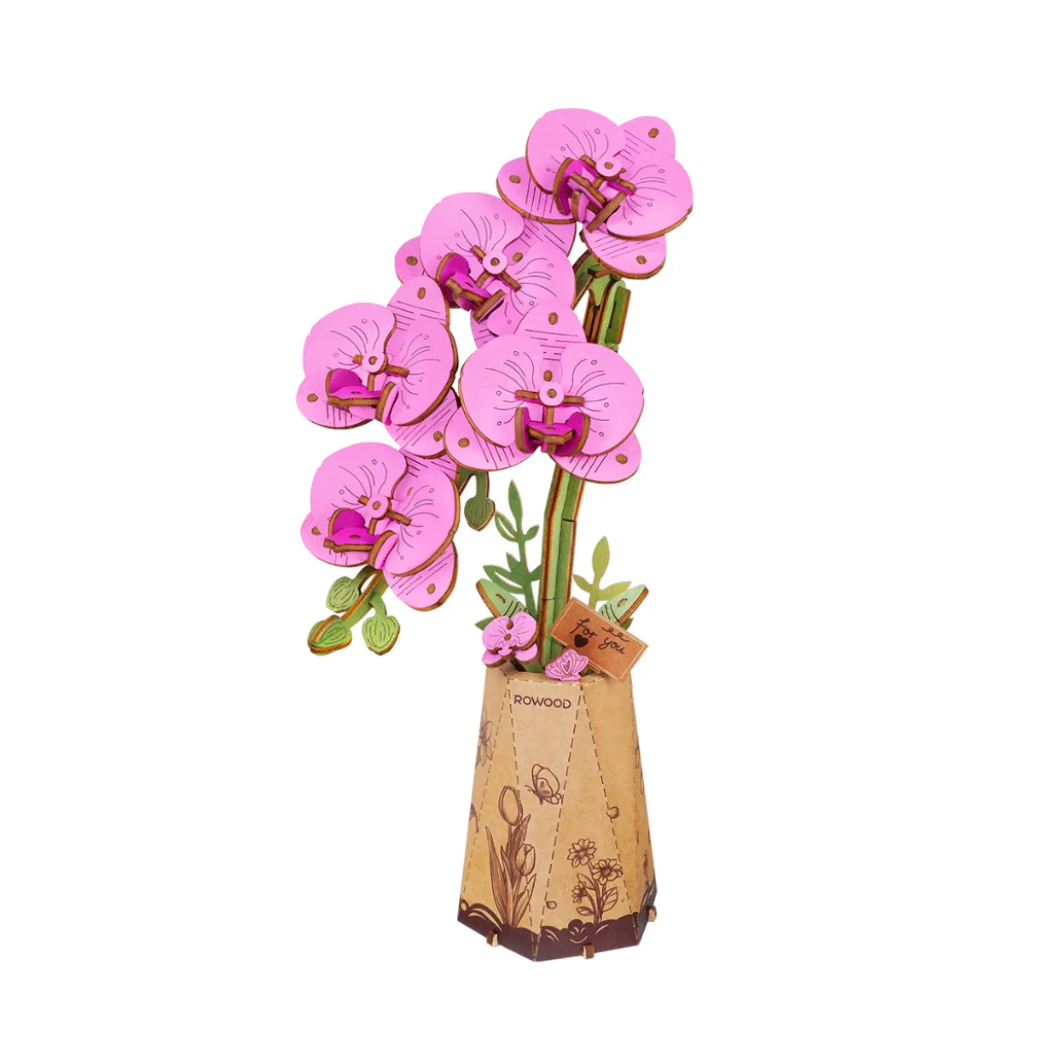Puzzle 3D - Purple Moth Orchid