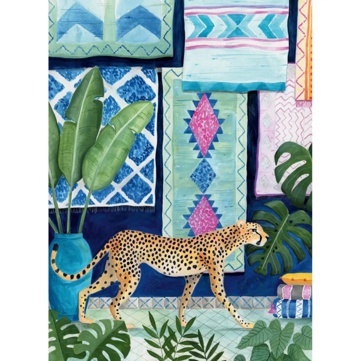 Puzzle Guépard au Maroc - 1000 pièces