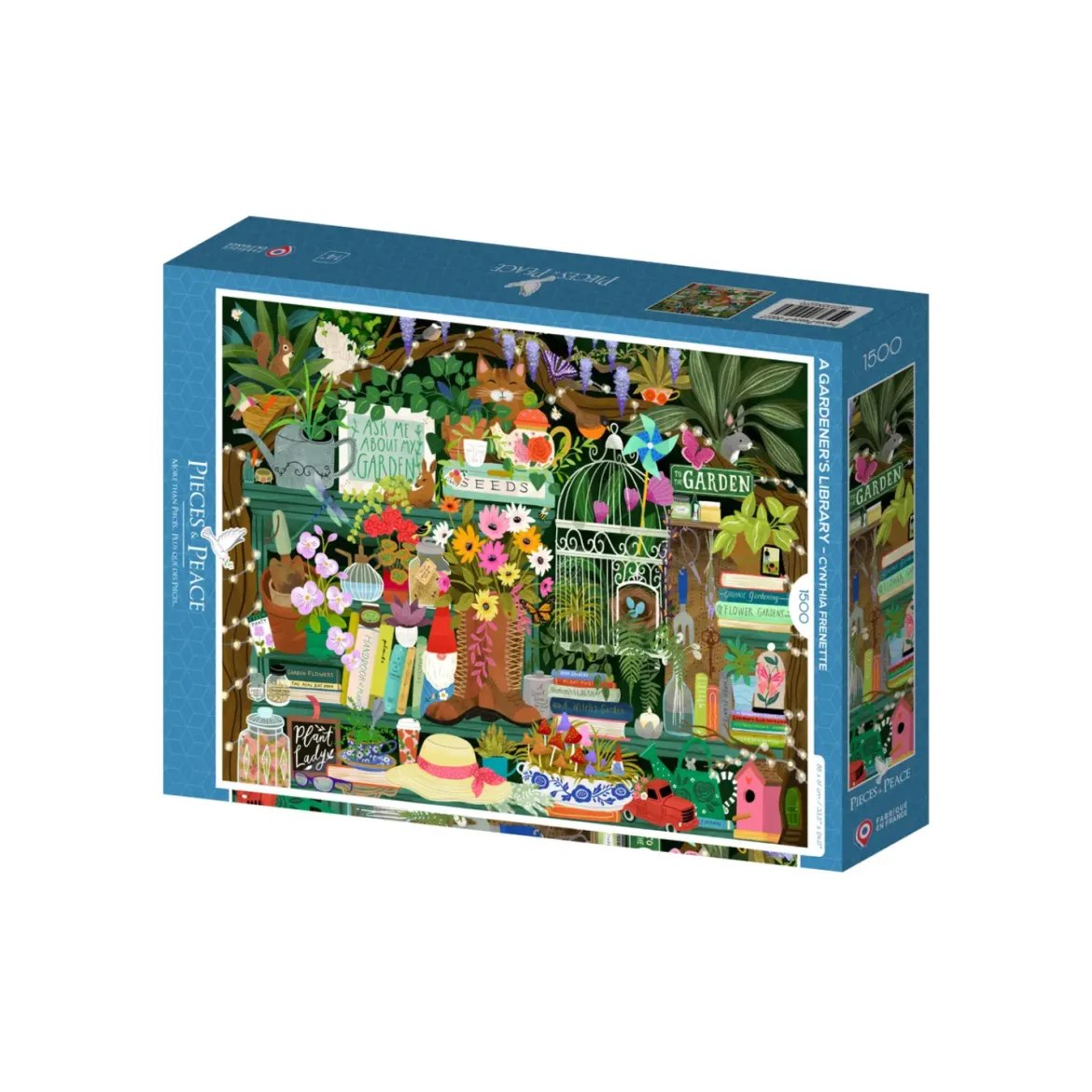 Puzzle La bibliothèque du jardinier - 1500 pièces