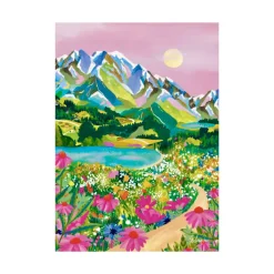 Puzzle Lever de soleil sur les Alpes - 500 pièces