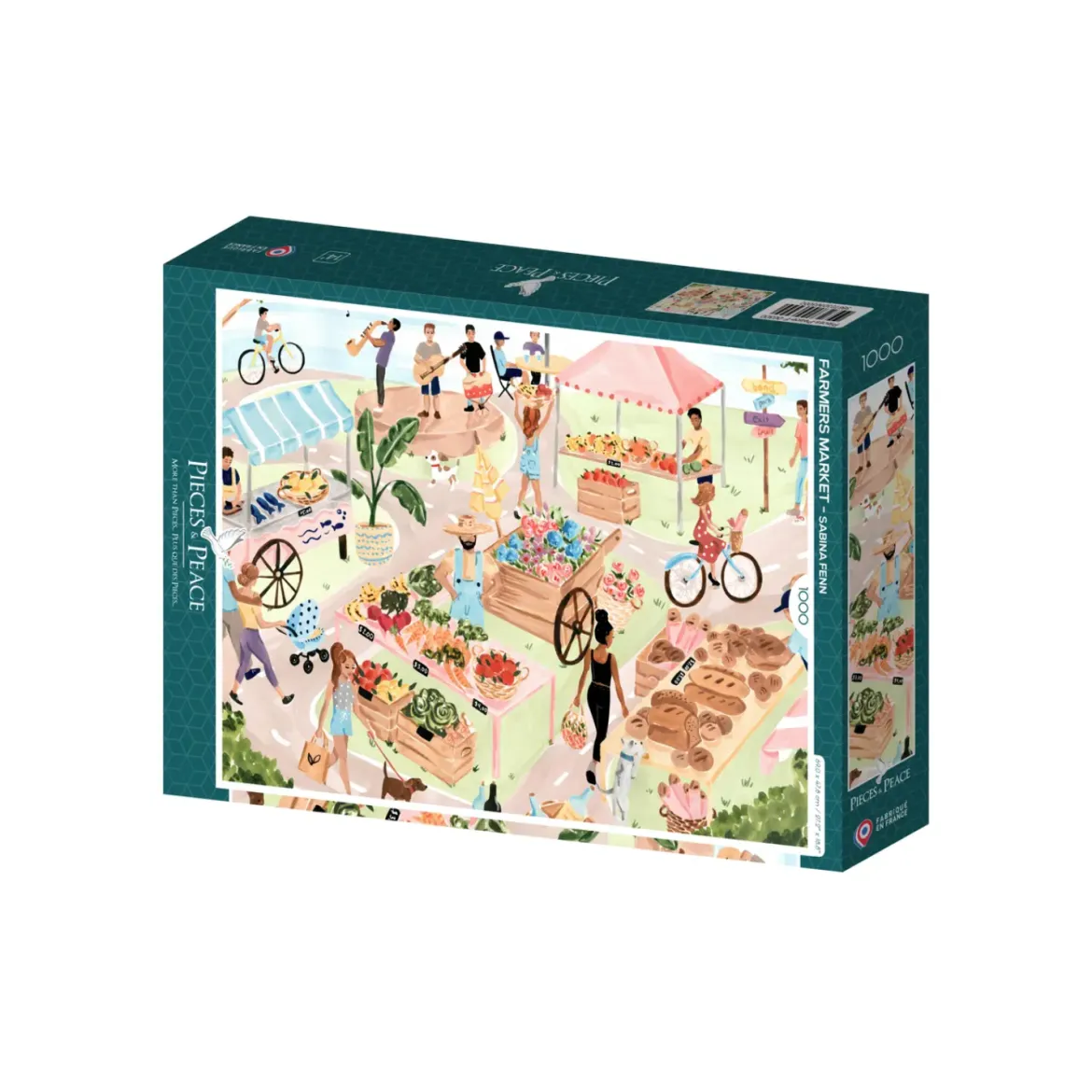 Puzzle Marché Fermier - 1000 pièces