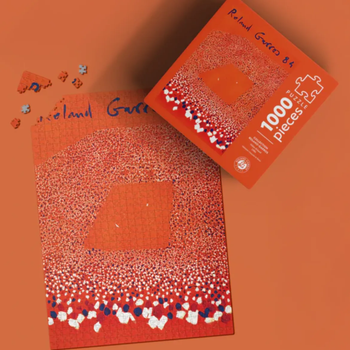 Puzzle Roland-Garros Gilles AILLAUD, 1984 - 1000 pièces - 49x68 cm