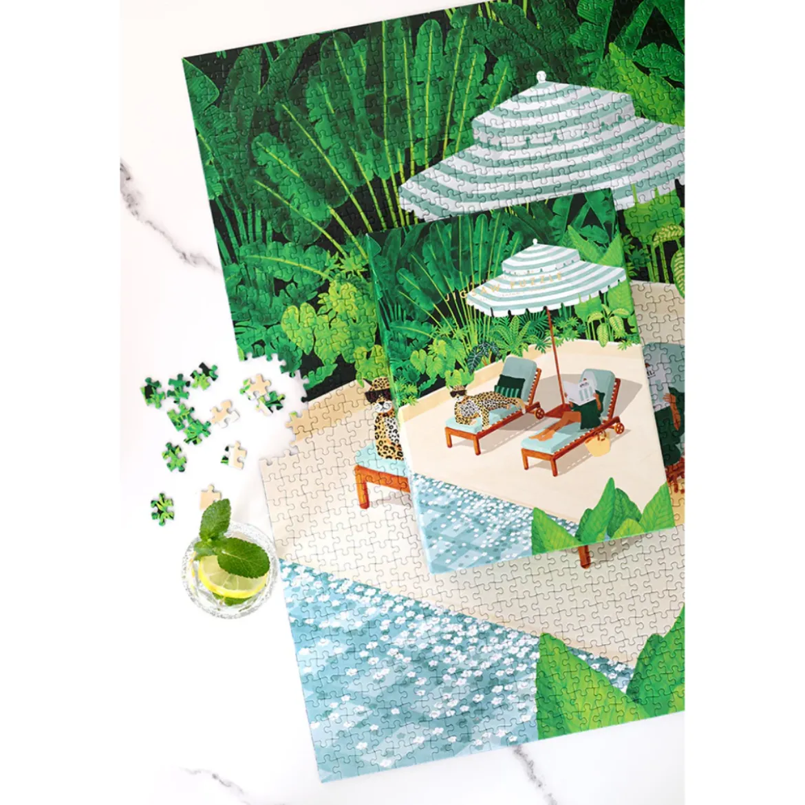 Puzzle Summer Pool - 1000 pièces