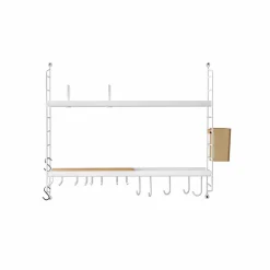Rangement mural Kitchen - 58 x 50 x 20 cm - Blanc