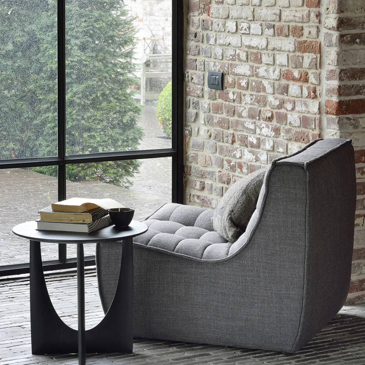 Repose-pieds N701 - Gris foncé