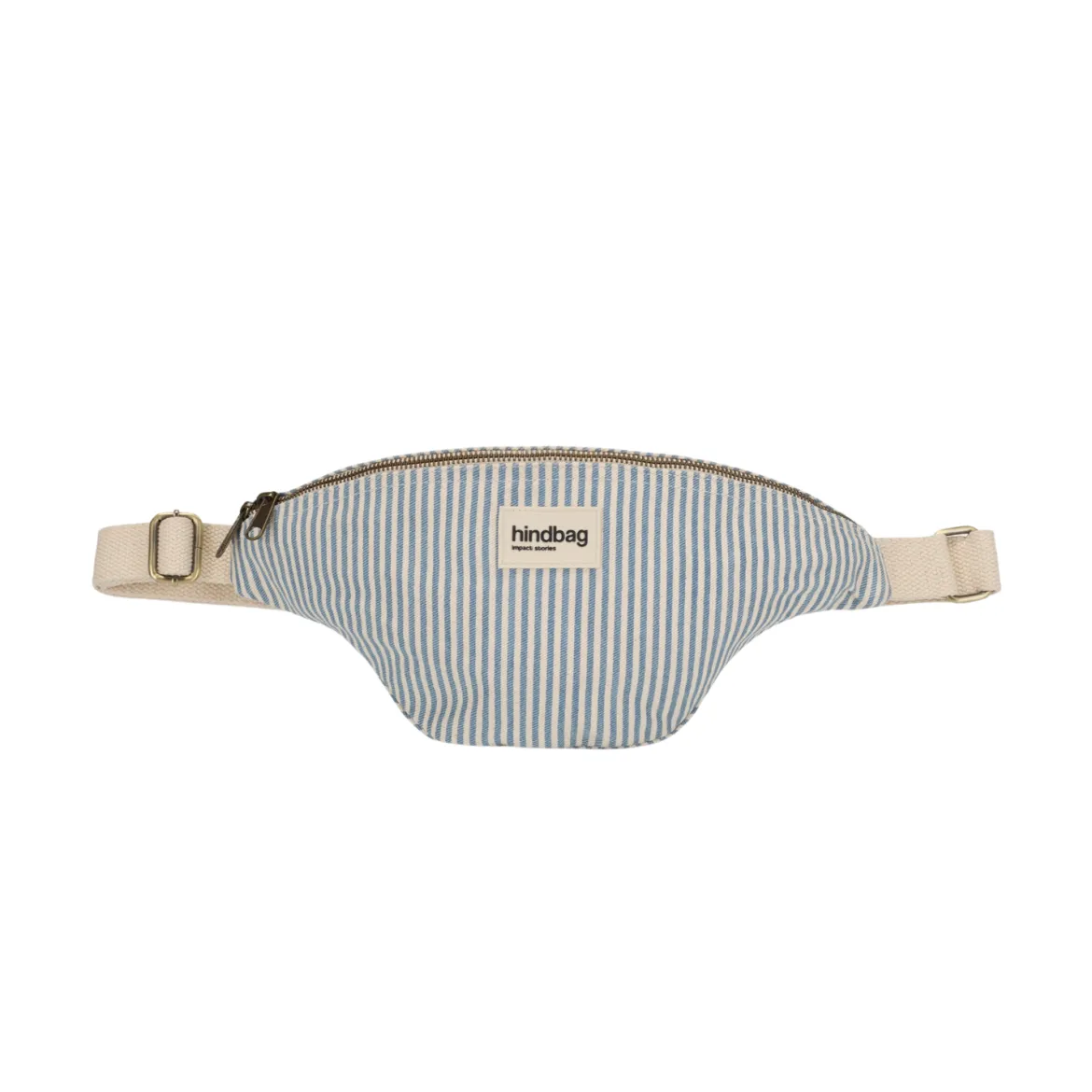 Sac Banane Olivia - Rayures Larges Bleu