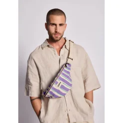 Sac Banane Olivia - Rayures Larges Violet
