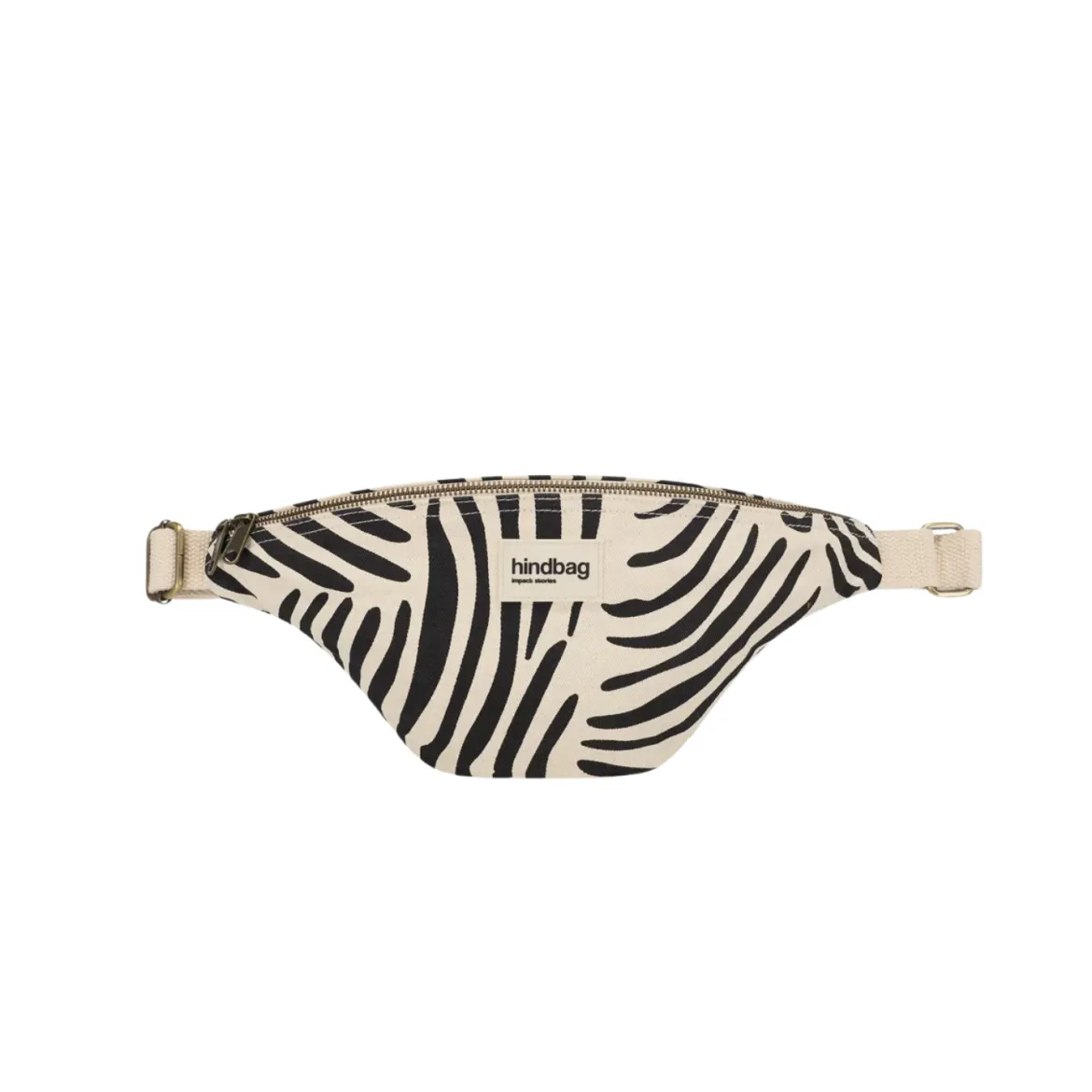 Sac Banane Olivia - Zèbres écru