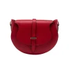 Sac bandoulière - Cuir Grainé Madelena Rouge