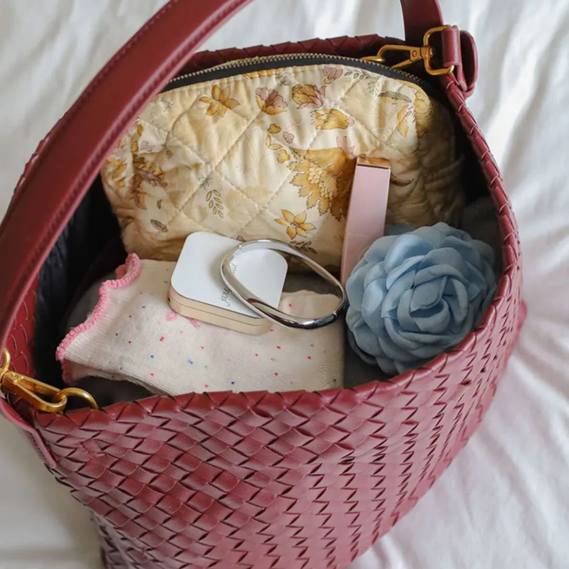 Sac à bandoulière Dagmar tressé