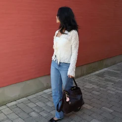 Sac à bandoulière Dagmar tressé