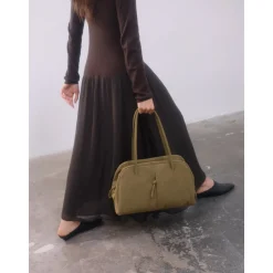 Sac Brooklyn Bag - Suede - Khaki