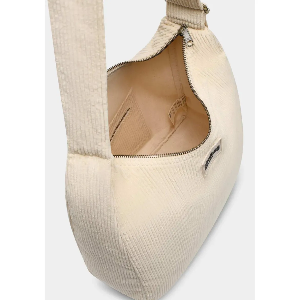 Sac hobo Claire - Velours Beige