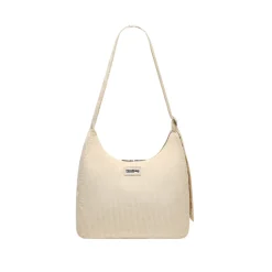 Sac hobo Claire - Velours Beige