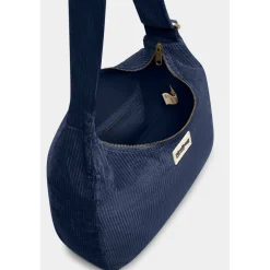 Sac hobo Claire - Velours Marine