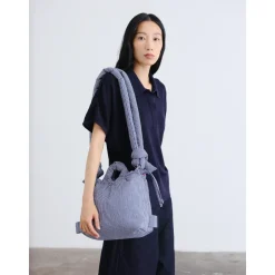 Sac Ona - Compact Cotton Navy Stripe