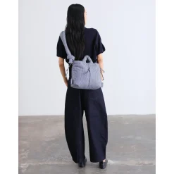 Sac Ona - Compact Cotton Navy Stripe