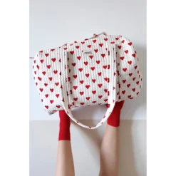 Sac Week-End Coeur - Love Cherry