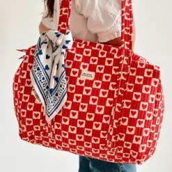 Sac Week-End Coeur - Rubis