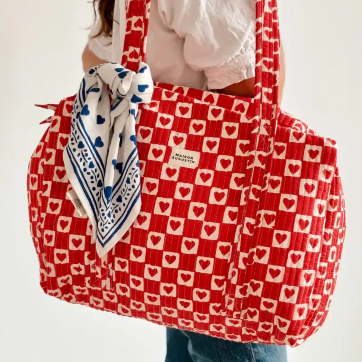 Sac Week-End Coeur - Rubis