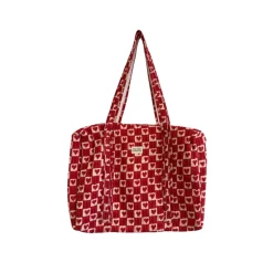 Sac Week-End Coeur - Rubis