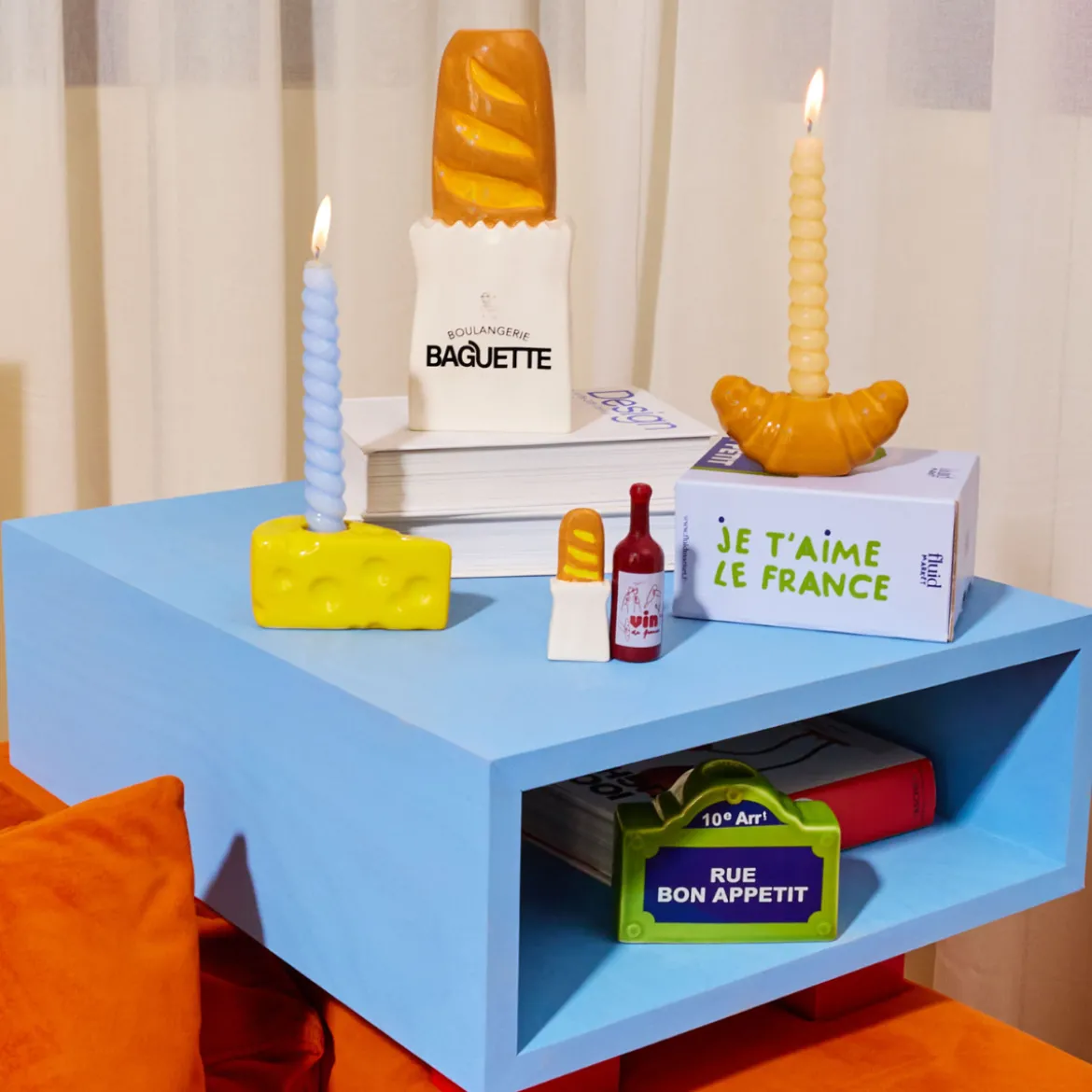 Salière et poivrière - Baguette et Vin