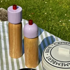 Salière Poivrière - Lilas/Rouge