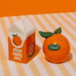 Salière & poivrière Orange & Jus d'orange